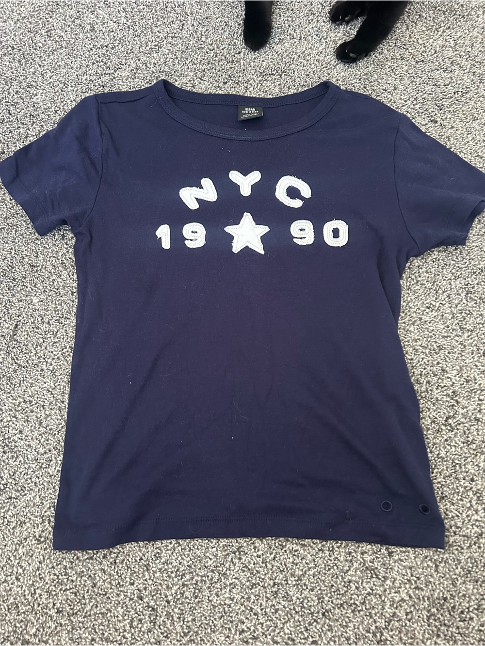 Urban Outfitters women’s  Navy Graphic 'NYC 1990' Tee